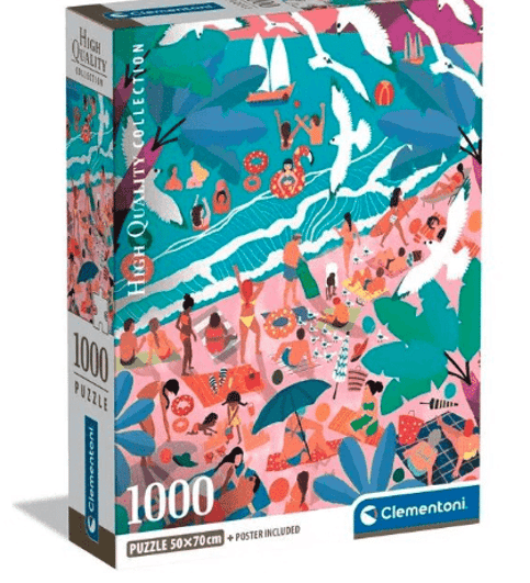 Clementoni 1000 Piece Jigsaw Puzzle: Sunday at the Beach