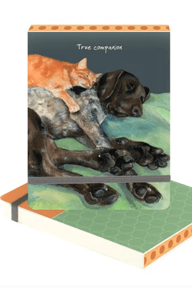 Little Dog Laughed True Companion - Slim Notepad 