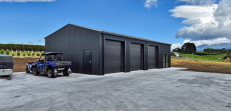4 bay shed