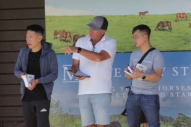 Bryce pictured with Paul Lo and Vincent Sit