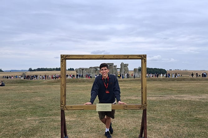Blake Gower, a student attendee of the 66th annual London International Youth Science Forum (LIYSF)