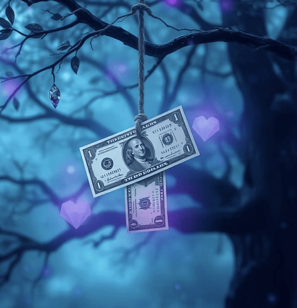 Money doesn't grow on trees image