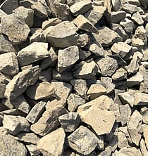 Natural virgin quarried aggregate drainage metal in grade 40/20