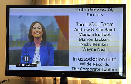 End credits on The Cath Vincent Show - Wake Up You Wow