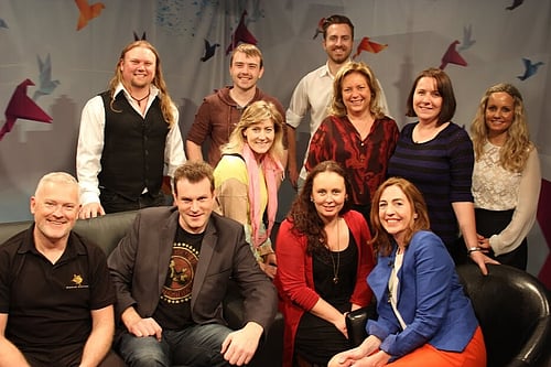 "It's a wrap!"&nbsp; Filming of the first episode of The Cath Vincent Show has been completed.