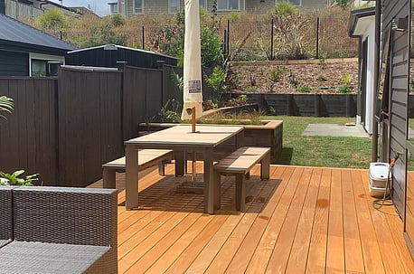 Entertaining Area defined in Landscape Plan