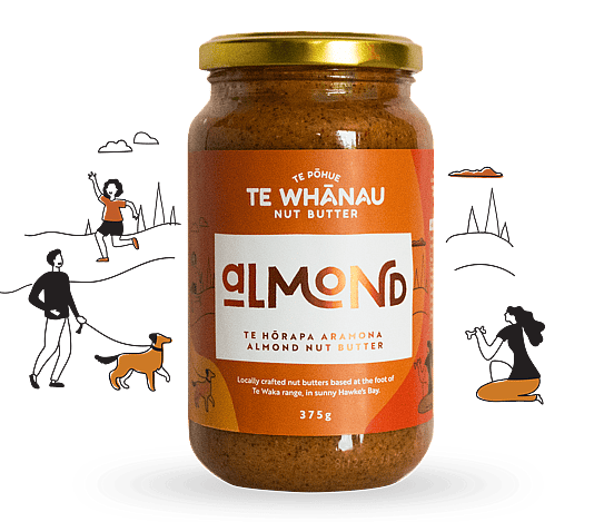 Almond nut butter locally handmade in Hawkes Bay, NZ
