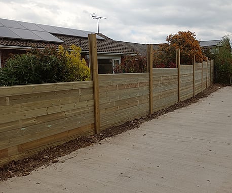 More T&G boards are added to increase the height.