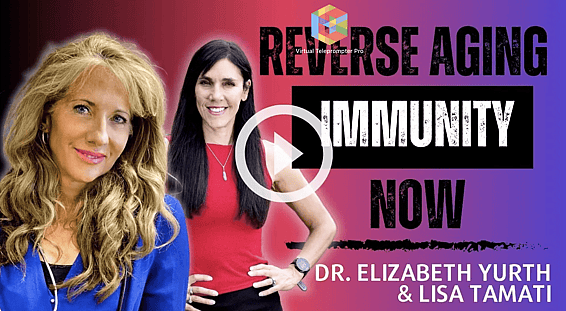 Podcast episode thumbnail - Reverse Immune Aging Expert Secrets to Boost Immunity and Fight Disease with Dr Elizabeth Yurth and Lisa Tamati