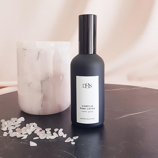 Glass black matte room spray