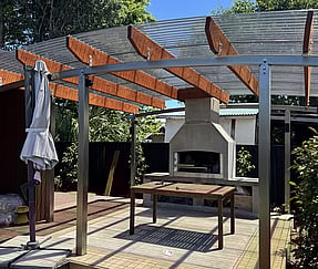 Rotagota premium timber pergola