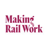 Making Rail Work logo designed by Kaz