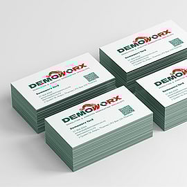 Kaz - Design. Brand. Web. can design business cards with QR codes for you.