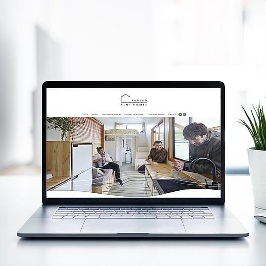 Need a website designed for your tiny home business? Contact Kaz - Design. Brand. Web.