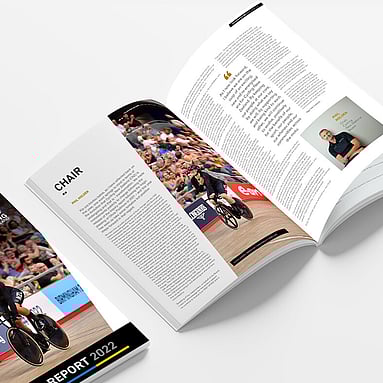 Kaz – Designing the Cycling NZ Annual Report