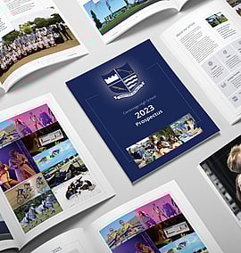 Kaz - Design. Brand. Web are proud to have designed Cambridge High School's School Prospectus