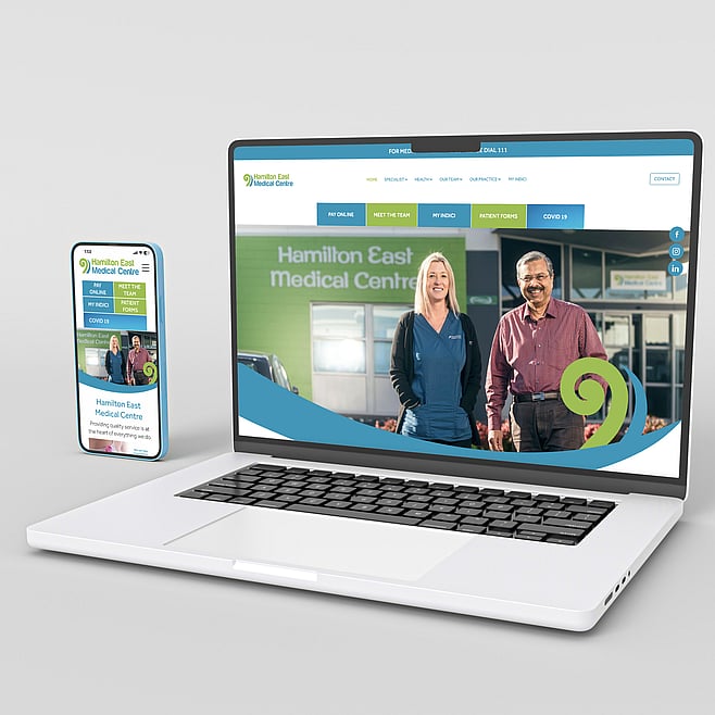 Kaz - Design. Brand. Web. can design medical websites like Hamilton East Medical Centre