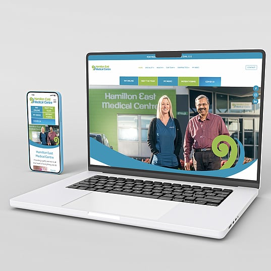 Kaz - Design. Brand. Web. can design medical websites like Hamilton East Medical Centre