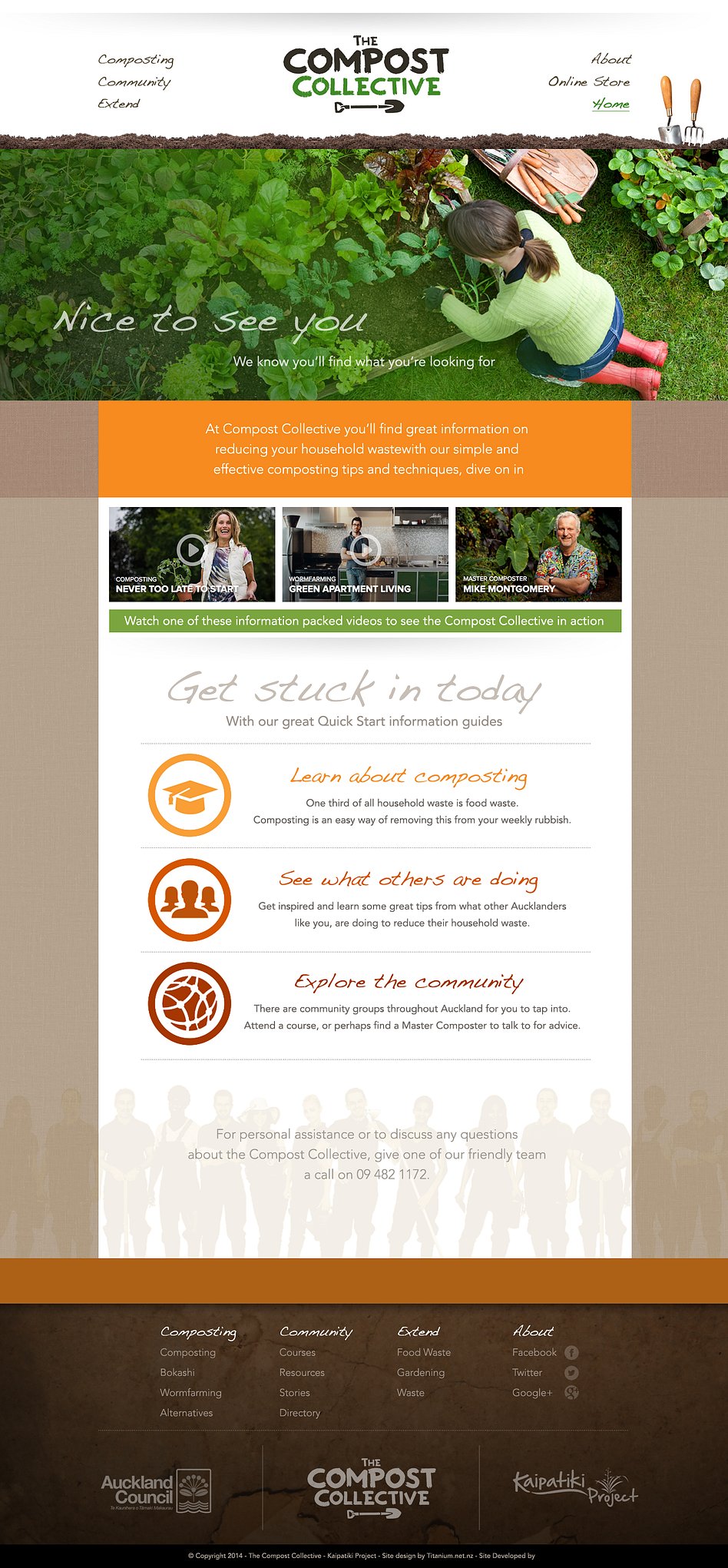 COMPOST COLLECTIVE - WEBSITE DESIGN