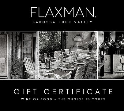 Flaxman wines gift voucher