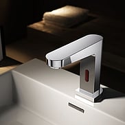 ET2-31S Basin Mounted with a squared off appearance.