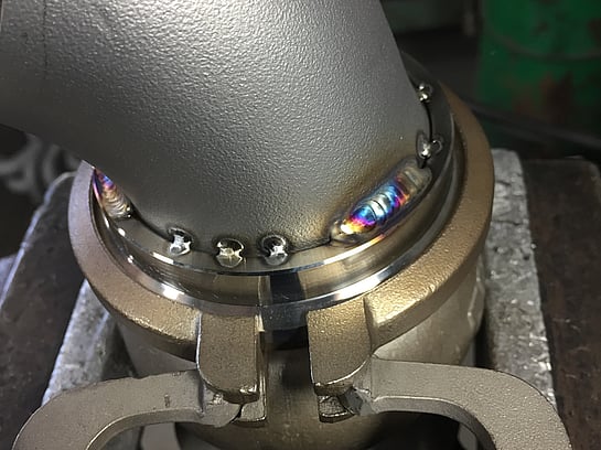 garrett v band flange