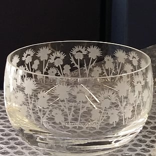 Bespoke Gifts - Decorative Glass Bowl