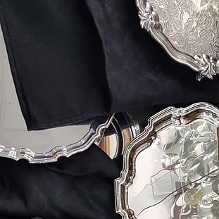 Bespoke Gifts - Engraved Silver Salvers