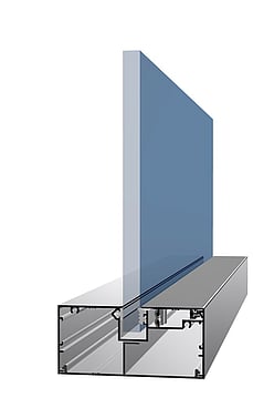 QRK 107 x 50mm Centre Glazed Single Tone