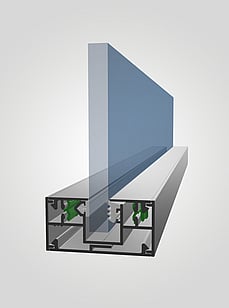 QRK 60 x 30mm Centre Glazed