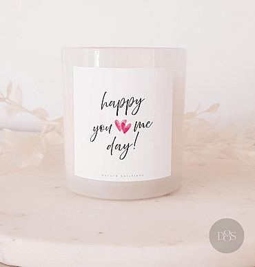 Personalised candle