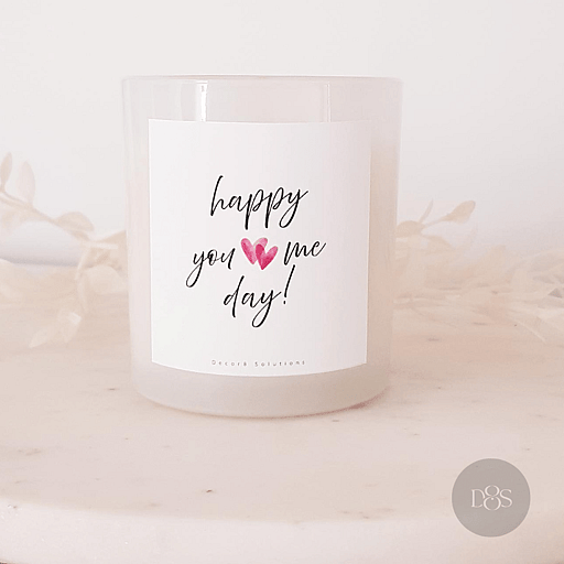 Personalised candle