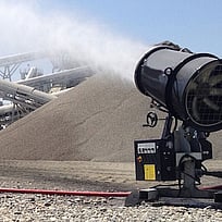 Ajet Mist Cannon on Worksite