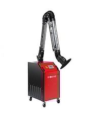 UNI 2.2H welding fume extraction system with aluminium arm