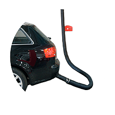 Aerservices vehicle exhaust APN wall mounted system