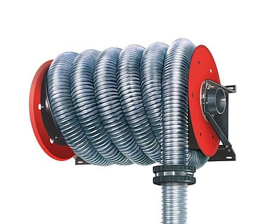 AerService ARH Vehicle Exhaust Fume Extraction Hose Reel (manual D100 x 10M)