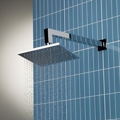Overhead shower on Ceiling Dropper