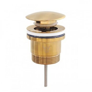 Brushed Gold Basin Waste