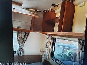 rear storage lockers above beds x6