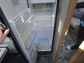 Large 3 way fridge, runs on gas or electric