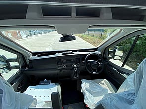Front cab with air con, black out blinds, and sat nav to suit this vehicle