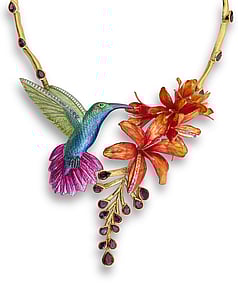 Amy Gibson - Hummingbird Collar Necklace - Winner of the Brown & Newirth Award 2024