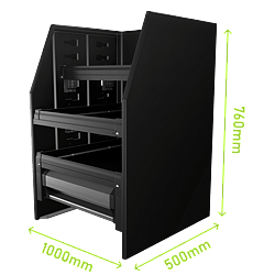MSXB-1000 - 1000 x 760 x 500mmADJUSTABLE SHELVING$949.00