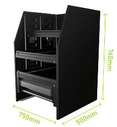 MSXB-750 - 750 x 760 x 500mmADJUSTABLE SHELVING$835.00