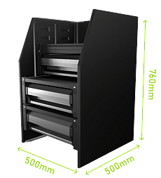 MSXD-500 - 500 x 760 x 500mmADJUSTABLE SHELVING$949.00