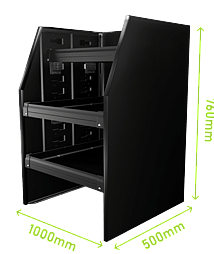 MSXA-1000 - 1000 x 760 x 500mmADJUSTABLE SHELVING$799.00
