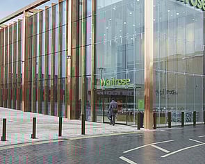 architectural drawing of Waitrose, Chester