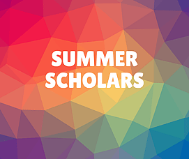 Summer scholarships final presentations