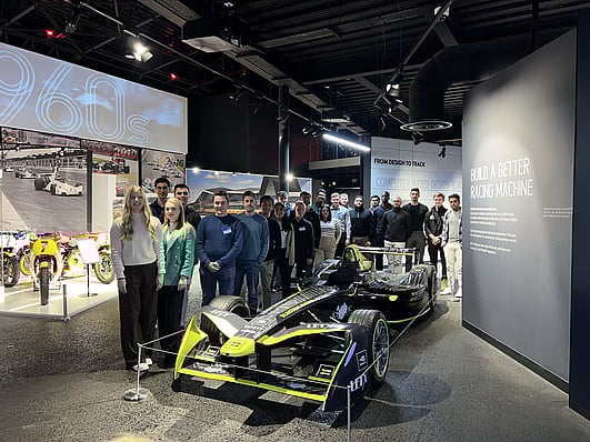 Silverstone Museum tour at the 2024 MIA School of Race Engineering