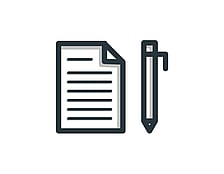 pen and paper graphic